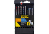 Stanley STA29240-XJ Dekopír fűrészlap készlet fához HCS-HSS, T rögzítés, 10 db