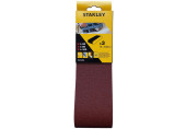 Stanley STA33206-XJ Csiszolószalag, 75 x 533 mm, 1x P60, 1x P80, 1x P100, 3 db