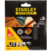 Stanley STA39252-XJ Csiszolóháló, 125 mm, P80, 3 db