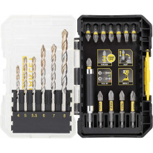 Stanley STA88552-XJ FatMax 19-részes fúró és bit készlet