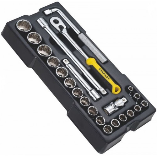 Stanley STMT1-74726 23 részes 1/2" 12 pontos dugókulcs készlet