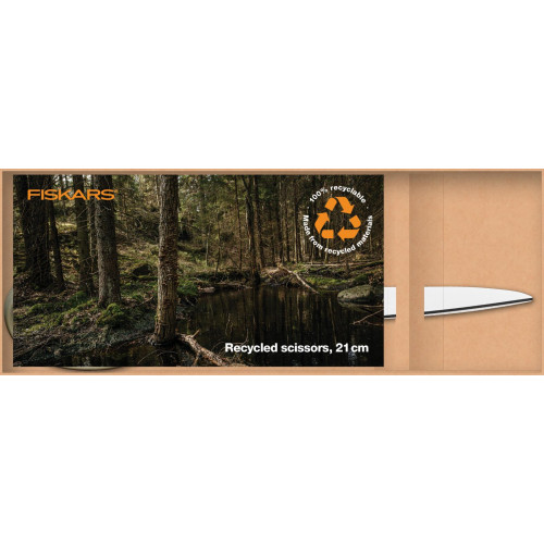 Fiskars Recycled Univerzális olló, 21 cm, ajándékcsomagolásban 1059075