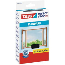 TESA Standard szúnyogháló ablakra tépőzáras antracit 130 cm x 150 cm 55672-21