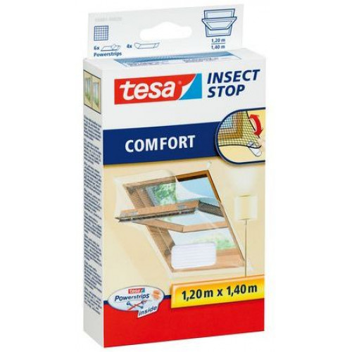 TESA Szúnyoghaló tetőtéri ablakra COMFORT, fehér 55881-00020-00