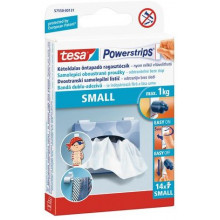 TESA Powerstrips Small kétoldalas ragasztócsíkok, fehér 57550-00131-01