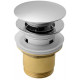 AQUALINE KLIK-KLAK mosdólefolyó, nagy dugóval, 1"1/4, 25-45 mm, réz/króm TF7001