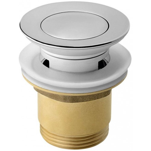 AQUALINE KLIK-KLAK mosdólefolyó, kis dugóval, 1"1/4, 25-45mm, réz/króm TF8001