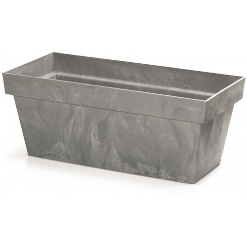 PROSPERPLAST CUBE CASE BETON EFFECT virágláda, 392 x 182 x 160 mm, szürke DCUC400E-422U