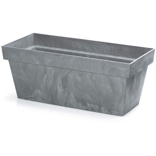 PROSPERPLAST CUBE CASE BETON EFFECT virágláda, 392 x 182 x 160 mm, marengo DCUC400E-425U PROSPERPLAST CUBE CASE BETON EFFECT virágláda, 392 x 182 x 160 mm, marengo DCUC400E-425U