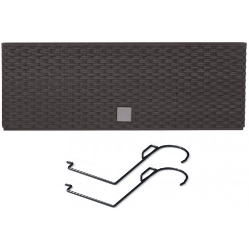 Prosperplast RATO CASE W balkonláda 39,5x18,5x19,5cm, antracit DRC400W Prosperplast RATO CASE W balkonláda 39,5x18,5x19,5cm, antracit DRC400W