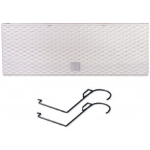 Prosperplast RATO CASE W balkonláda 39,5x18,5x19,5cm, fehér DRC400W