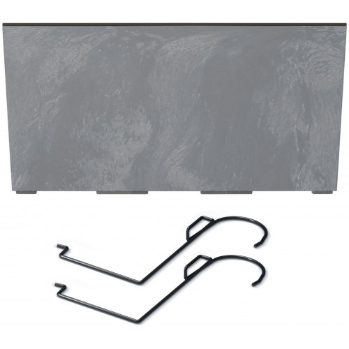 Prosperplast URBI CASE BETON Effect W Virágláda, 58x18x20cm, marengo DUC600EW