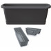 PROSPERPLAST RESPANA EASYCARE W virágláda, 39,7 x 19 x 14 cm, antracit ISE400SW-S433