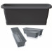 Prosperplast RESPANA EASYCARE Műanyag virágláda 59,3x19x14cm, antracit ISE600S