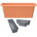 Prosperplast RESPANA EASYCARE Műanyag virágláda 59,3x19x14cm, terrakotta ISE600S