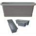 Prosperplast RESPANA EASYCARE Műanyag virágláda 59,3x19x14cm, szürke ISE600S