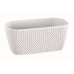Prosperplast SPLOFY Case virágcserép, 7,4 l, fehér DSPC400-S449