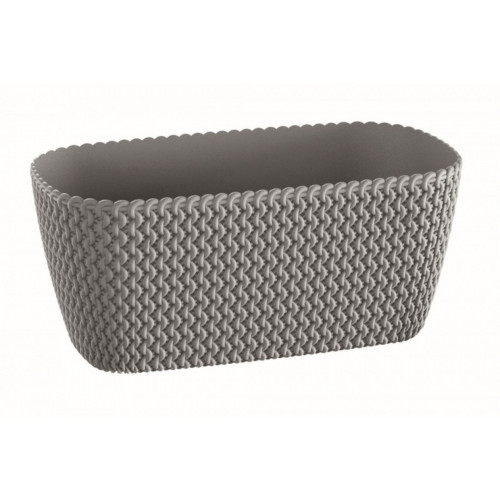 Prosperplast SPLOFY Case virágcserép, 7,4 l, szürke DSPC400-405U Prosperplast SPLOFY Case virágcserép, 7,4 l, szürke DSPC400-405U