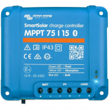 Victron Energy SmartSolar MPPT 75/15 Napelemes töltésvezérlő (12/24V-15A) SCC075015060R