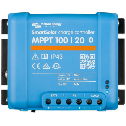 Victron Energy SmartSolar MPPT 100/20 Napelemes töltésvezérlő(12/24/48V-20A) SCC110020160R Victron Energy SmartSolar MPPT 100/20 Napelemes töltésvezérlő(12/24/48V-20A) SCC110020160R