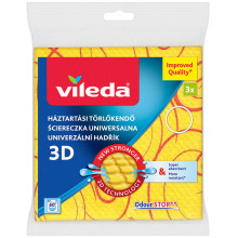 VILEDA 3D háztartási törlőkendő, 3 db 145743