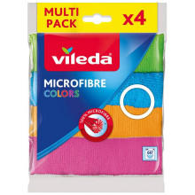 VILEDA Colors mikroszálas törlőkendő, 4 db 151502