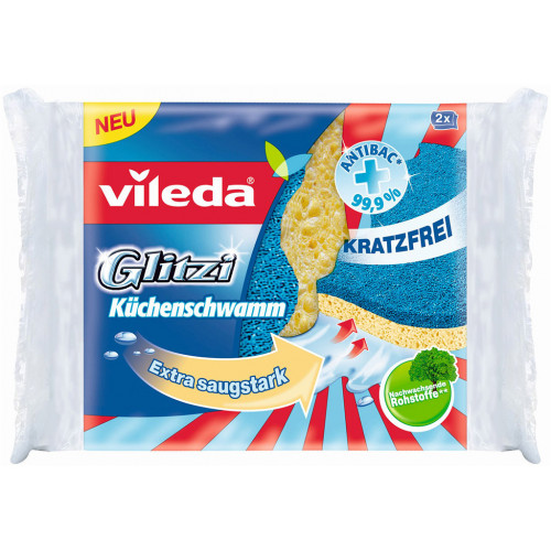 VILEDA Glitzi Univerzal súrolószivacs 2 db/csomag VILEDA Glitzi Univerzal súrolószivacs 2 db/csomag