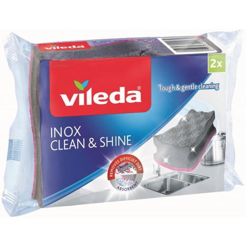 VILEDA INOX Clean & Shine súrolószivacs F19997 VILEDA INOX Clean & Shine súrolószivacs F19997