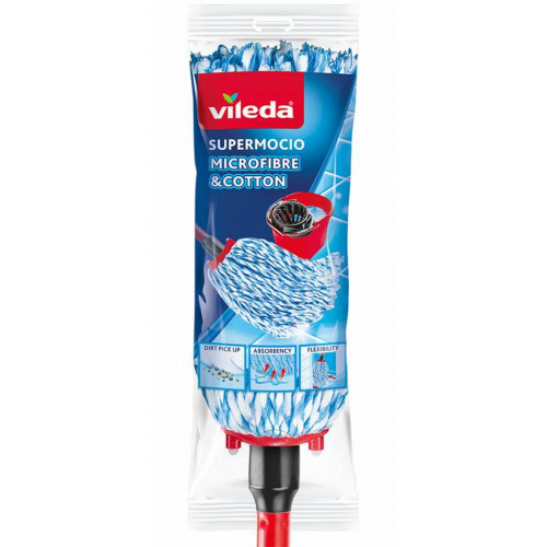 VILEDA SuperMocio Gyorsfelmosó mikroszálas (pamut) (F25159) VILEDA SuperMocio Gyorsfelmosó mikroszálas (pamut) (F25159)