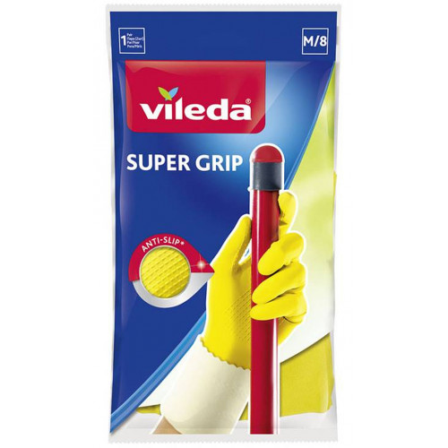 VILEDA Supergrip Gumikesztyű, M (145749) F03623