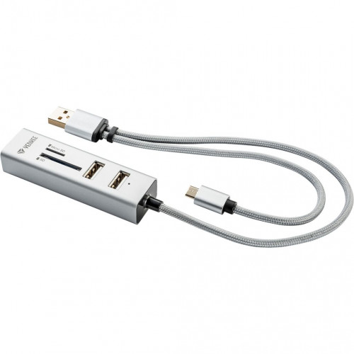YENKEE COMBO YHC 102SR USB 2.0 és OTG elosztó és kártyaolvasó 45012402