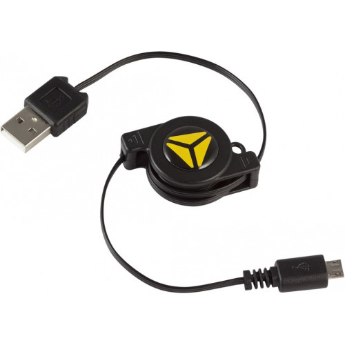 YENKEE YCU 100R BK feltekerhető USB A / B micro kábel 45010452
