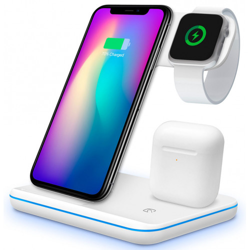 YENKEE YAC 5300 WH 3 az 1-ben vezeték nélküli töltőállomás 30018091