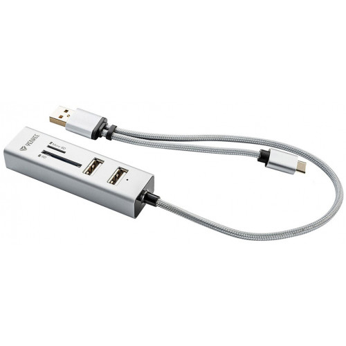 YENKEE YHC 103SR USB-C OTG HUB+kártyaolvasó 45014691