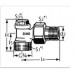 HEIMEIER Regulux DN15-1/2" Radiátor visszatérő csavarzat, sarok, külső menet 0361-02.000