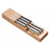 Fiskars Fiókba helyezhető fa késblokk, 438 x 106 x 58 mm 1062890