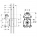 HANSGROHE Axor Starck zuhany modul alaptest 10650180