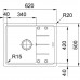 Franke Basis BFG 611-62 Kasmír 114.0494.751