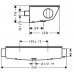 HANSGROHE Ecostat Select termosztátos zuhanycsaptelep, króm 13161000