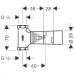 HANSGROHE alaptest gumibetéttel 15973180