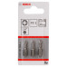 BOSCH Csavarozófej, extra kemény PZ 1, 25mm, 3Db. 2607001554