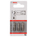 BOSCH Extra kemény Bit PZ 3, 25 mm, 3Db. 2607001562