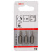 BOSCH Extra kemény Bit T10, 25 mm, 3Db. 2607001604