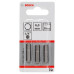 BOSCH Csavarozófej, extra kemény HEX 6, 25 mm 3Db. 2607001728