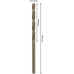 BOSCH PRO Stainless Steel HSS-Co csigafúrószár, 3 x 33 x 61 mm, 10 db 2608585876