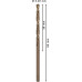 BOSCH PRO Stainless Steel HSS-Co csigafúrószár, 3,2 x 36 x 65 mm, 10 db 26085858