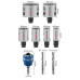 BOSCH PRO Multi Material PC Plus körkivágó készlet, 9 db-os 2608594435