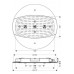 HANSGROHE Raindance Rainmaker Air3jet fejzuhany, 600 mm, króm 26115000