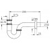 GROHE mosdószifon, 5/4”, króm 28947000