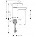 HANSGROHE Metris S egykaros mosdócsaptelep, króm 31068000